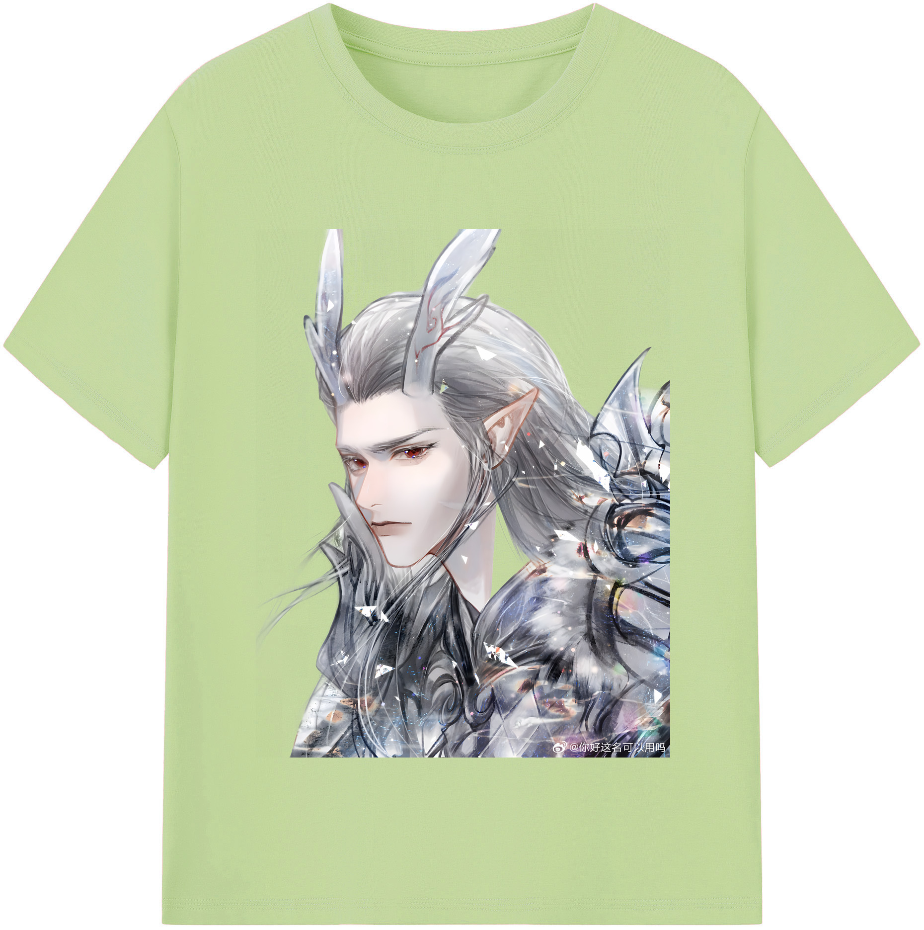 （画像用） Ne Zha 2 ナタ 魔童の大暴れ 綿100％半袖Tシャツ（フロントプリント）